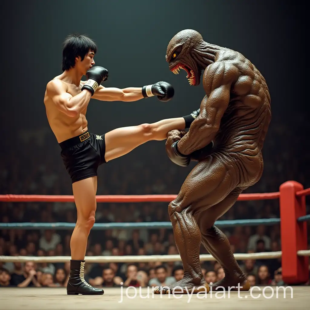 Epic-Showdown-Between-Bruce-Lee-and-Giant-Venom-in-a-Collapsing-Ring
