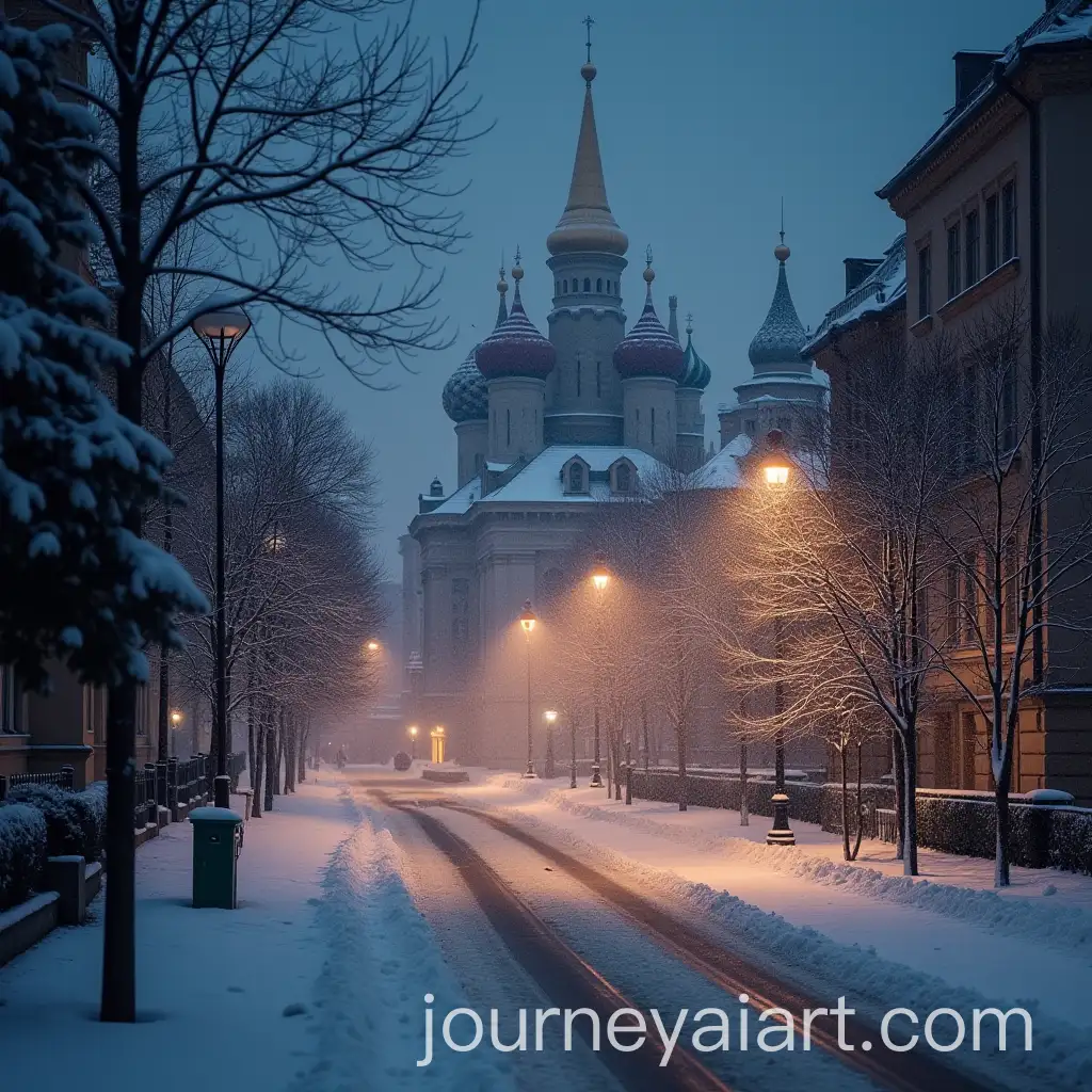 Snowfall-in-Moscow-Evening-Scene-with-Winter-Snow