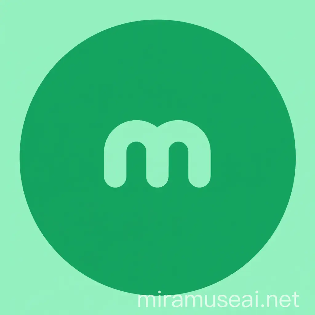 A SPOTIFY LOGO WITH THE LETTER m IN IT