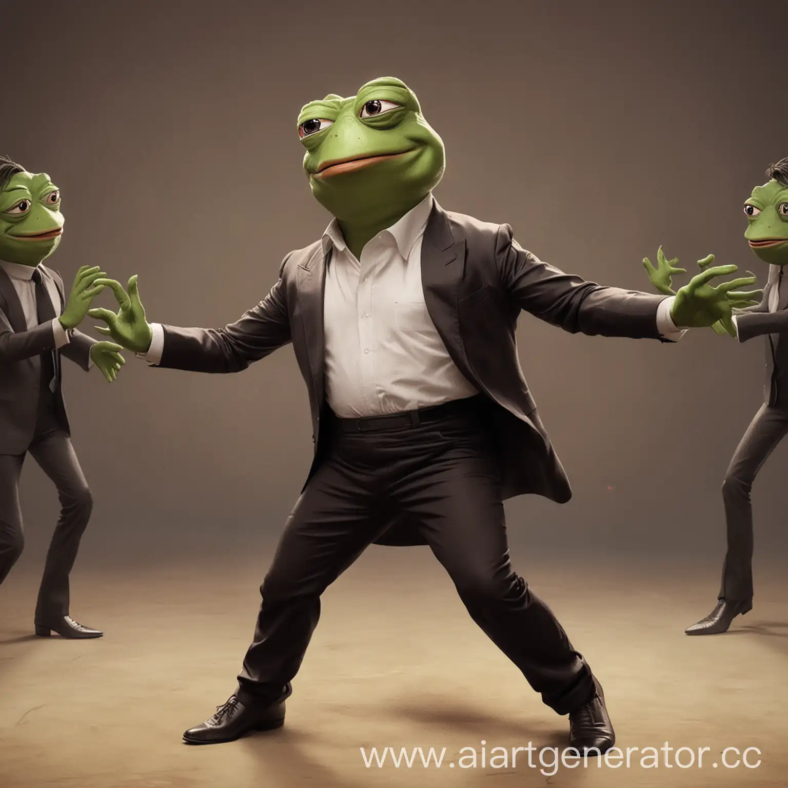 Elon-Musk-Dancing-with-Pepe-the-Frog-in-Animation-Style