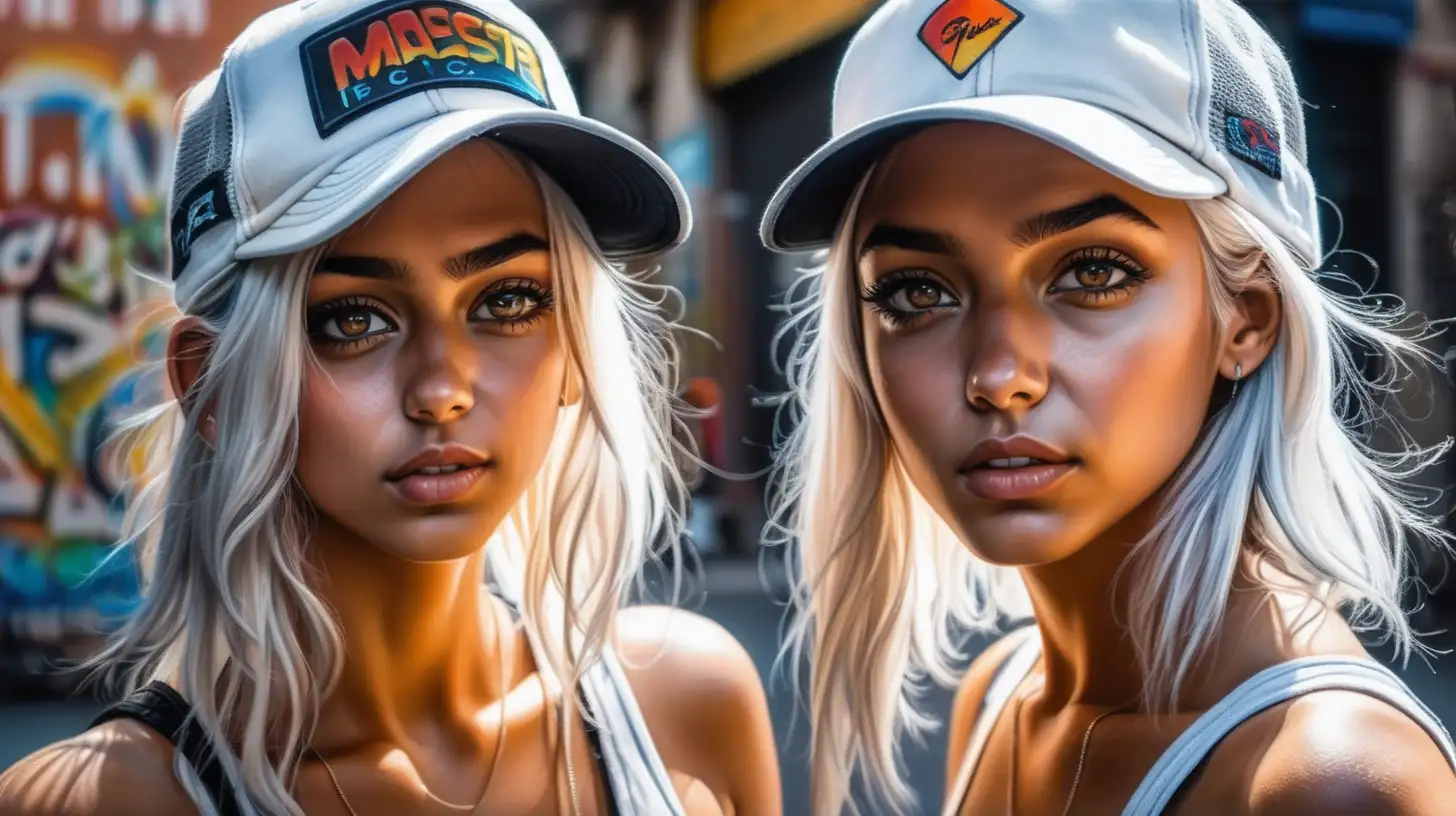 Mesmerizing Portrait of a Street Artist SamanthaSam Super Model Style