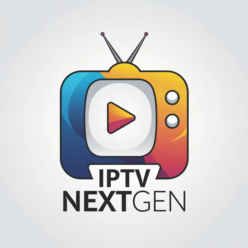 LOGO-Design-for-IPTV-NextGen-Vector-Logo-with-Round-Symbol-and-Clear-Background