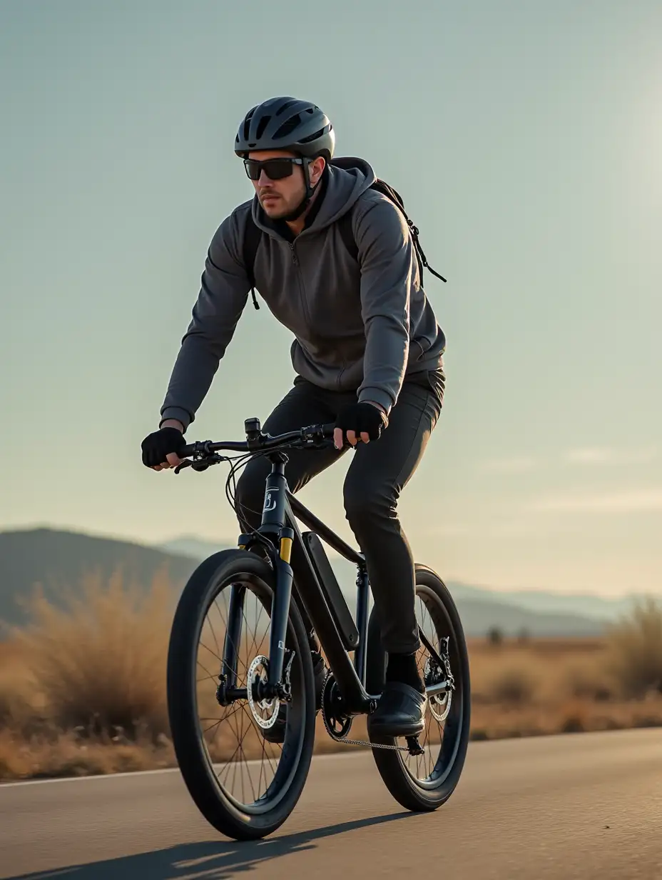 American-Ebike-Rider-on-Urban-Street-with-Scenic-View