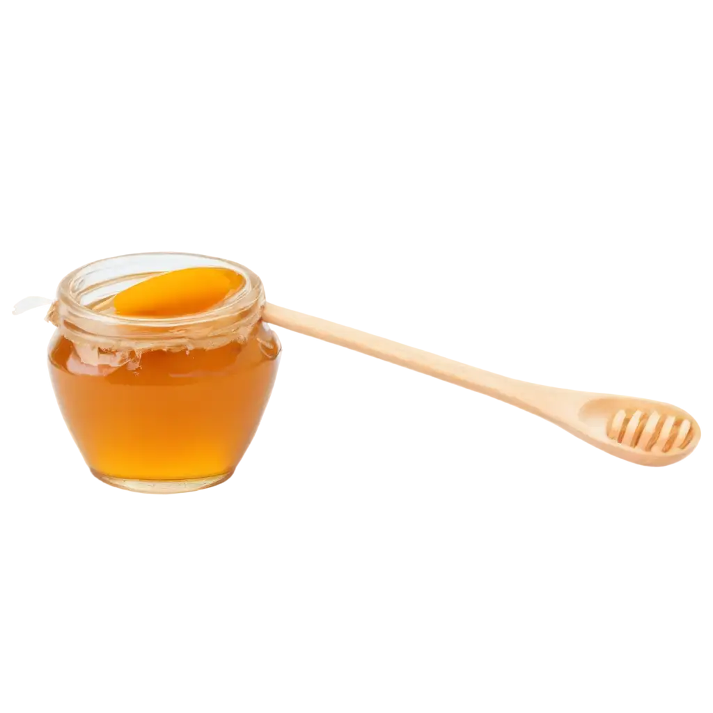 Honey-with-Spoon-PNG-A-Sweet-Addition-for-HighQuality-Digital-Art