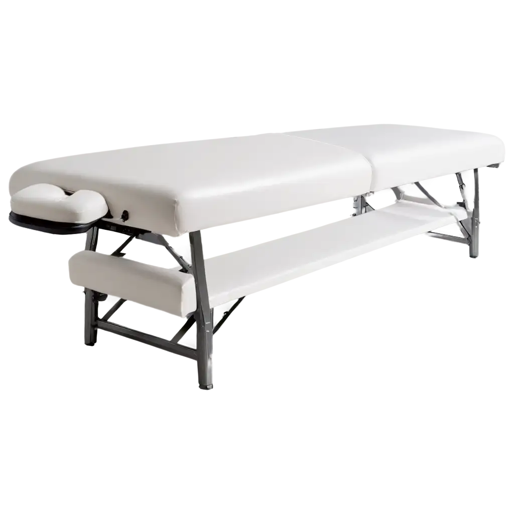 HighQuality-PNG-of-a-White-Massage-Table-on-Tall-Metal-Legs