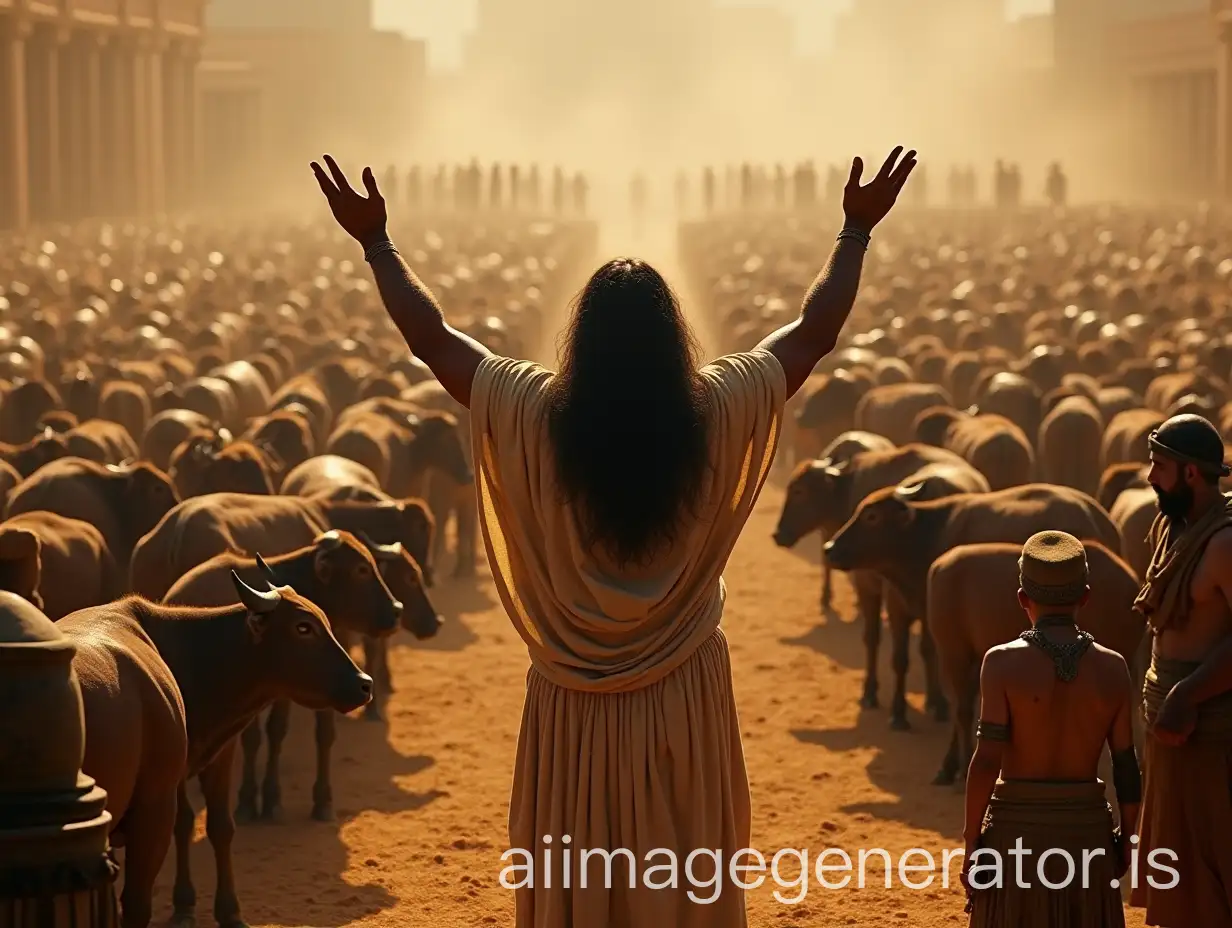 Ancient-Mesopotamian-Ritual-Sacrifice-with-King-Nimrod-and-Thousands-of-Cattle