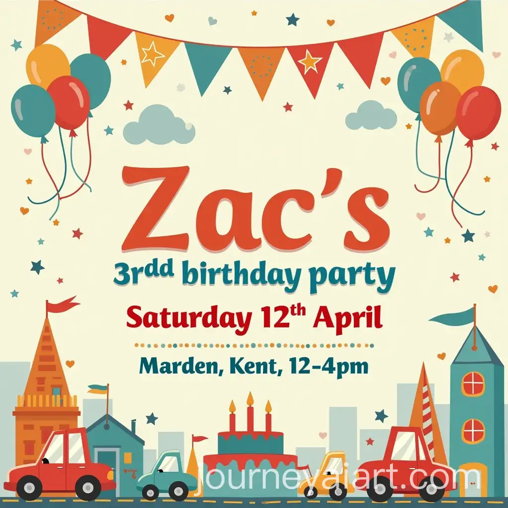 Zacs-3rd-Birthday-Party-Invitation-Design