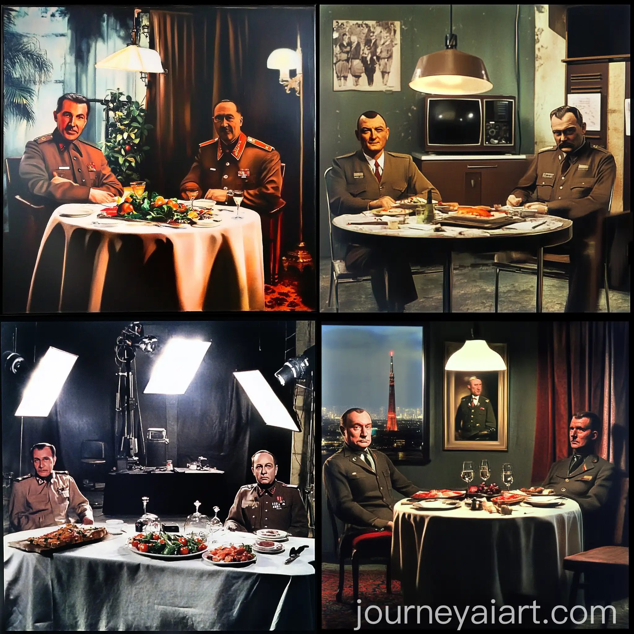 Realistic-Dinner-Scene-in-TV-Studio