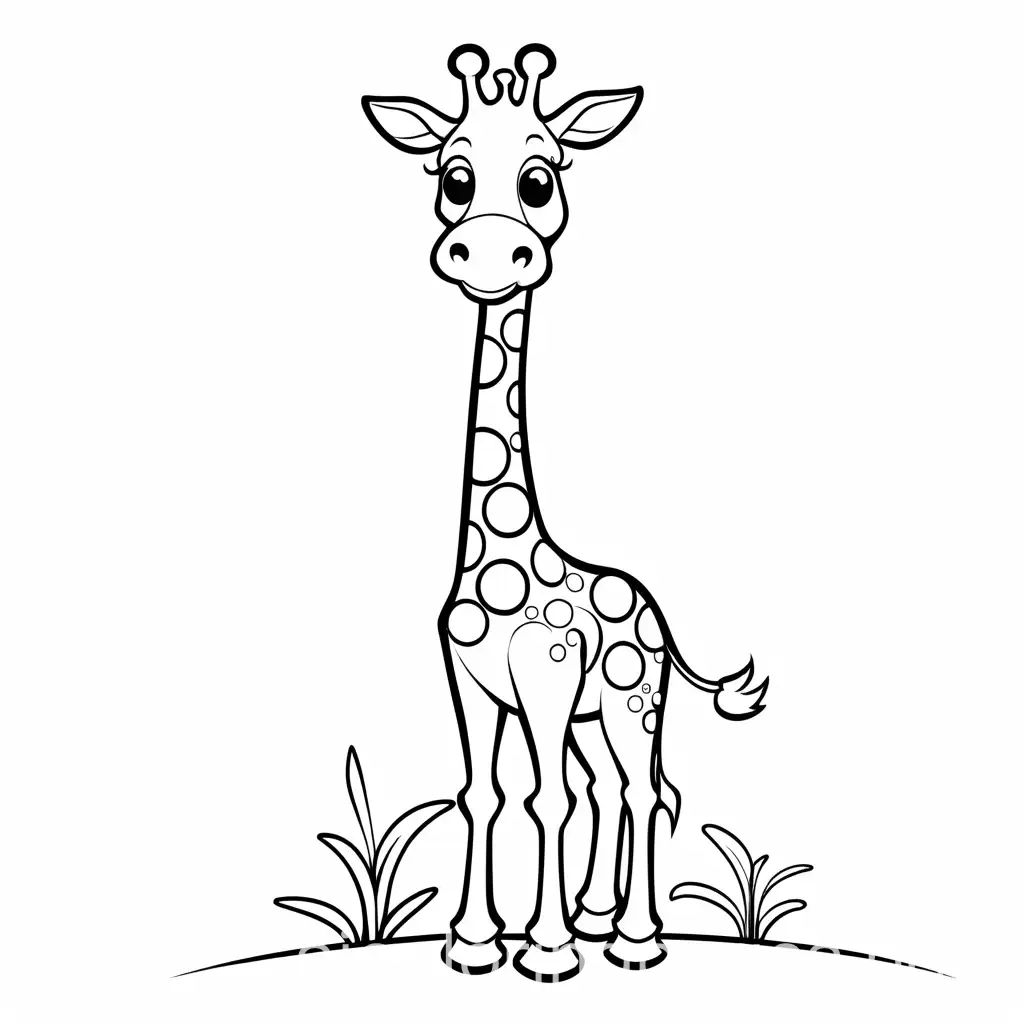 Simple-Giraffe-Coloring-Page-for-Kids