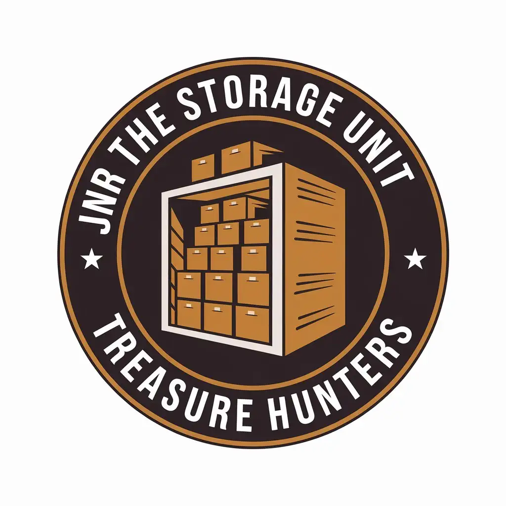 LOGO Design for JNR The Storage Unit Treasure Hunters Storage Unit Boxes Theme for Retail Industry