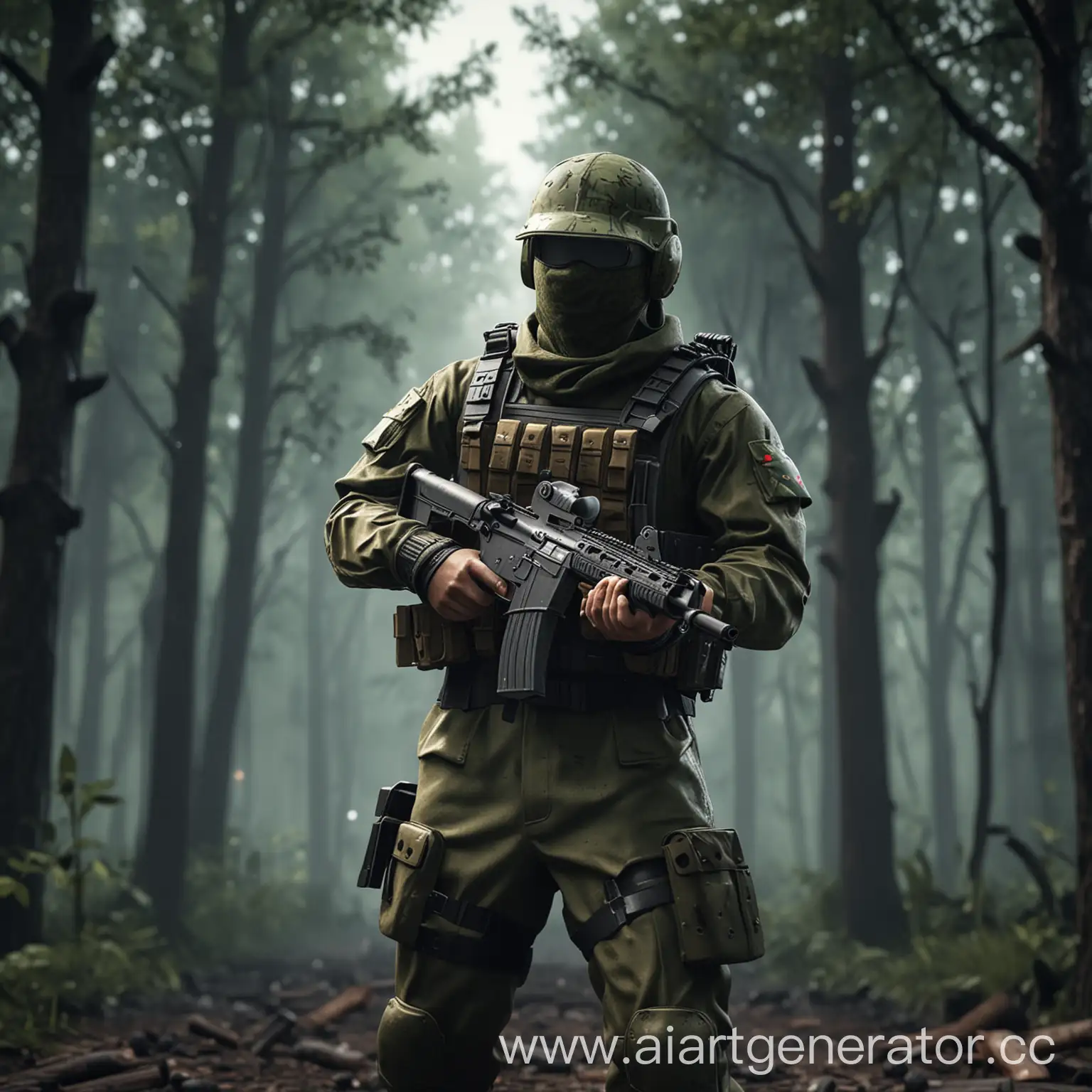 Serious-Roblox-Soldier-with-Automatic-Weapon-in-Dark-Forest