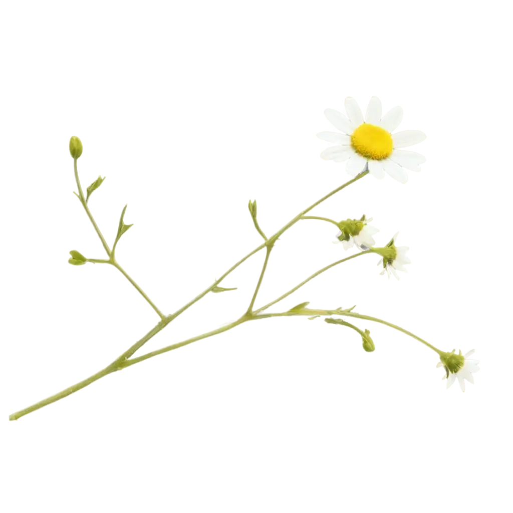 HighQuality-Chamomile-Field-Flower-Branch-PNG-for-Enhanced-Digital-Designs