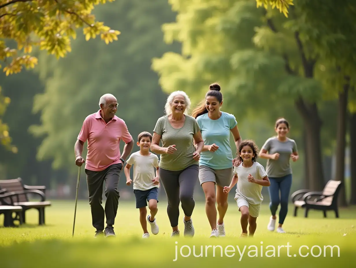 Indian-Family-Enjoying-Outdoor-Activities-in-a-Park