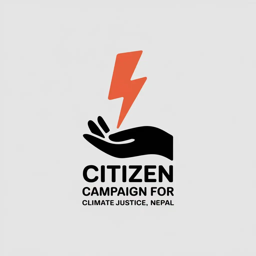 LOGO-Design-For-Citizen-Campaign-for-Climate-Justice-Nepal-Vector-Design-with-Climate-Justice-Theme