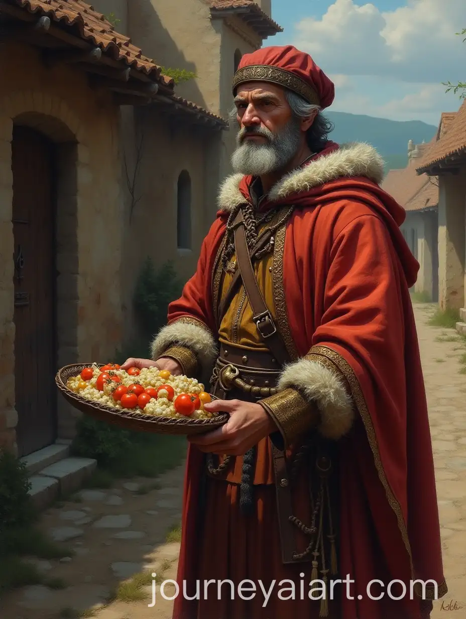 Medieval-Carter-Offering-Services-in-Village-Square