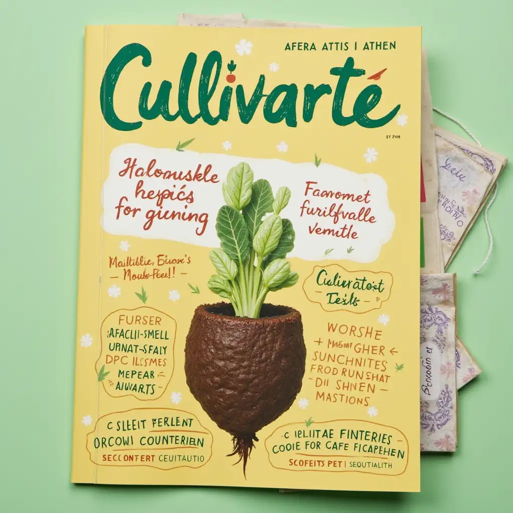 cover for magazine named cultivarte