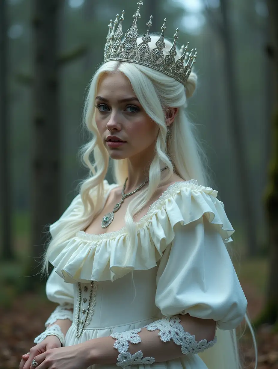 The white queen lives in wonderland, creates song name, style and text of the song, has a VKontakte community.