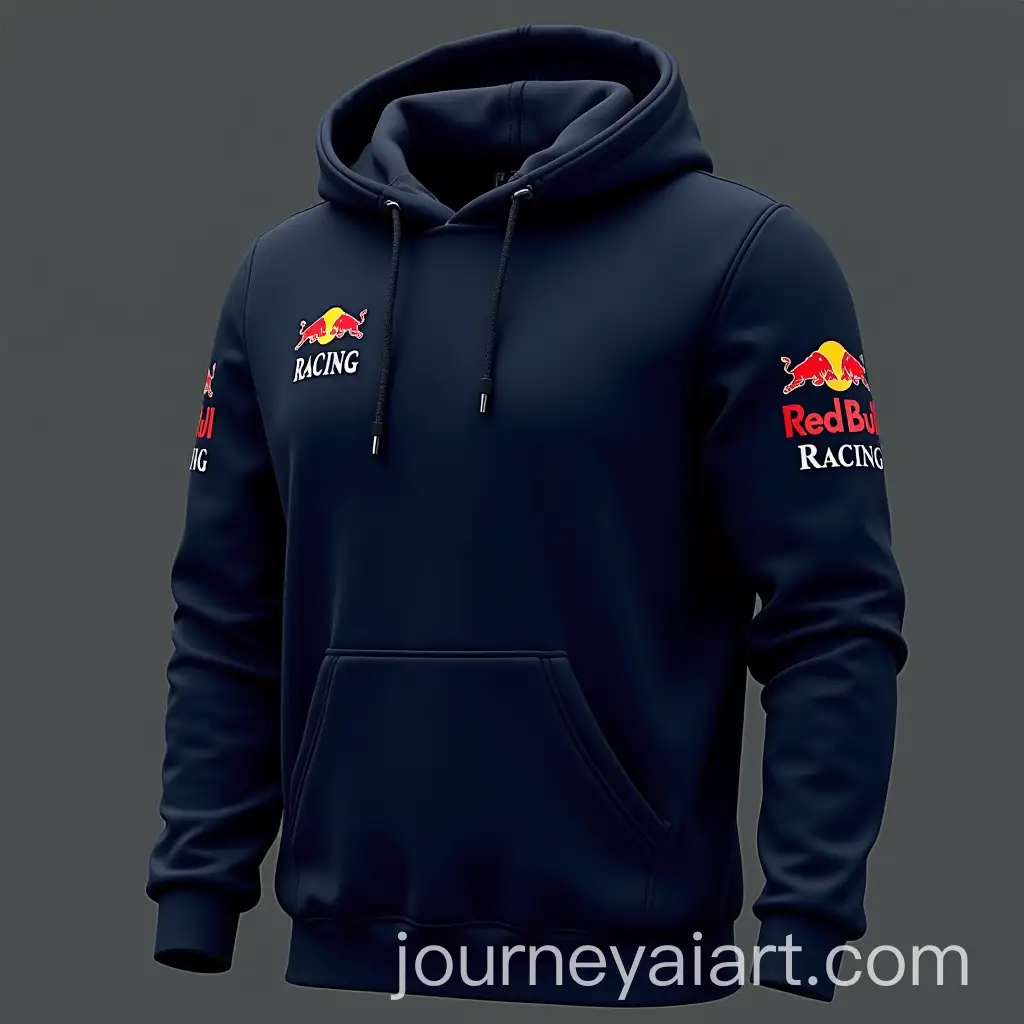 Realistic-Photo-of-a-Red-Bull-Racing-Inspired-Kangaroo-Hoodie-with-Minimalist-Design
