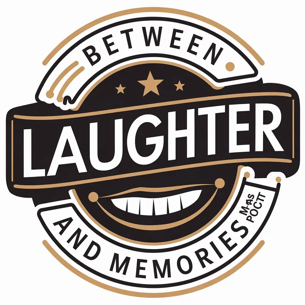 LOGO-Design-for-Between-Laughter-and-Memories-Podcast-Smile-Symbol-with-Vibrant-Colors-for-Entertainment-Industry