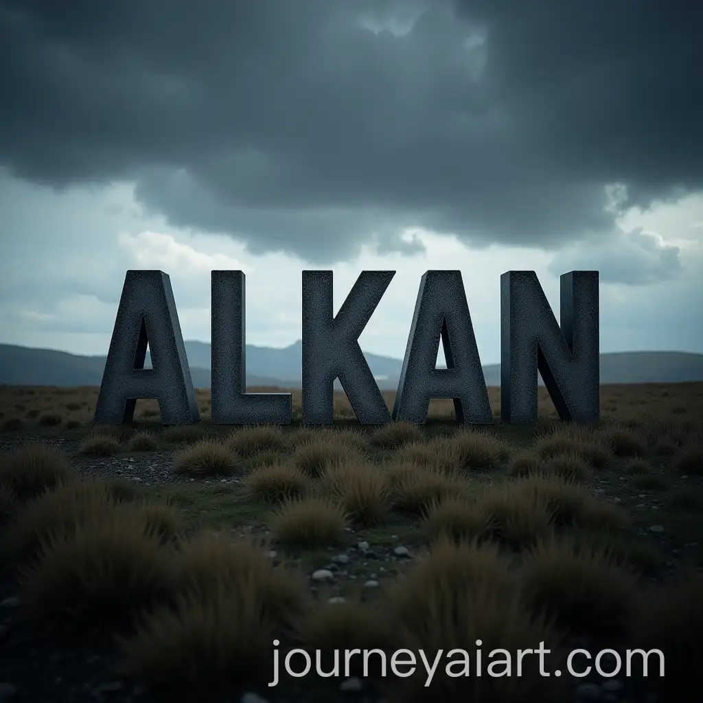SteelAI-Image-Prompt-Expansion-ALKAN-on-Stormy-Plateau-with-Grass-Background