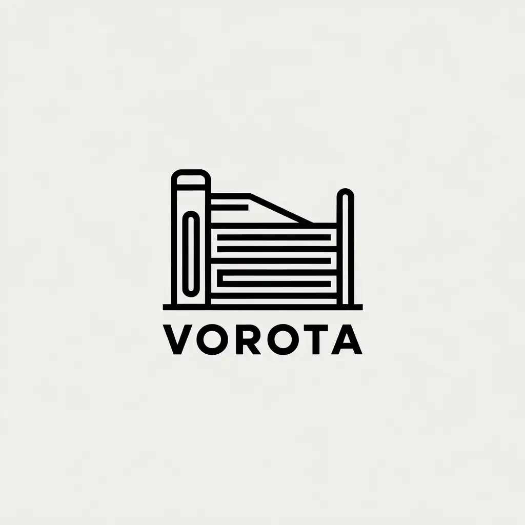 LOGO-Design-for-Vorota-Minimalistic-Automatic-Gates-with-Construction-Industry-Appeal