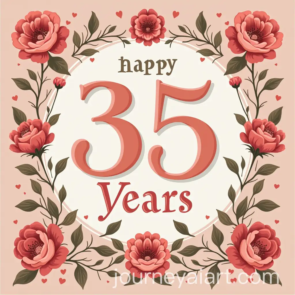 Elegant-35YearOld-Womans-Birthday-Invitation-Card