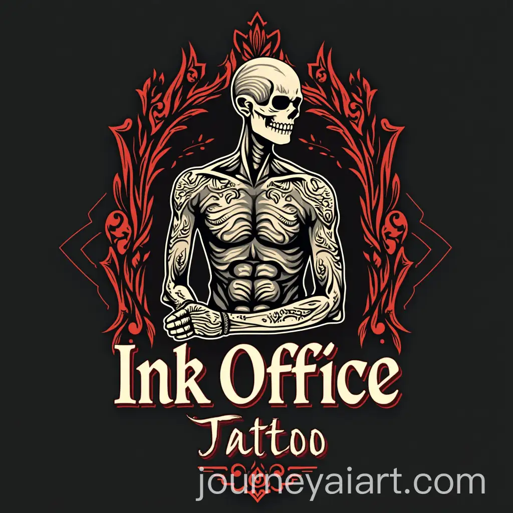 Logo-Design-for-Ink-Office-Tattoo-Parlor-in-Southport
