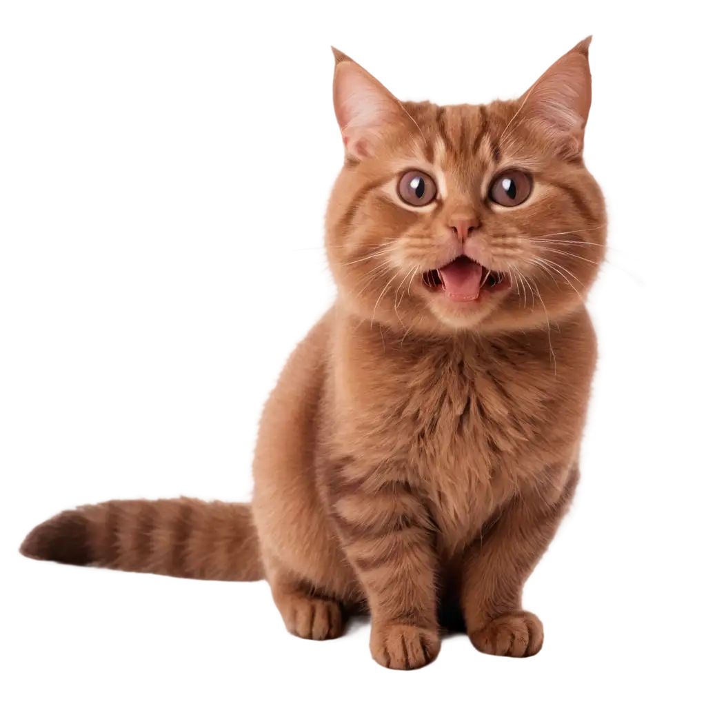 Cute-Brown-Happy-Cat-PNG-Adorable-Feline-Illustration-for-Online-Content