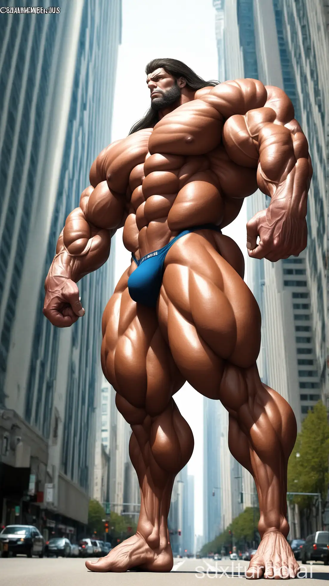 Giant-Superhuman-with-Muscular-Body-and-Large-Proportions-Raising-Arms-to-Show-Biceps