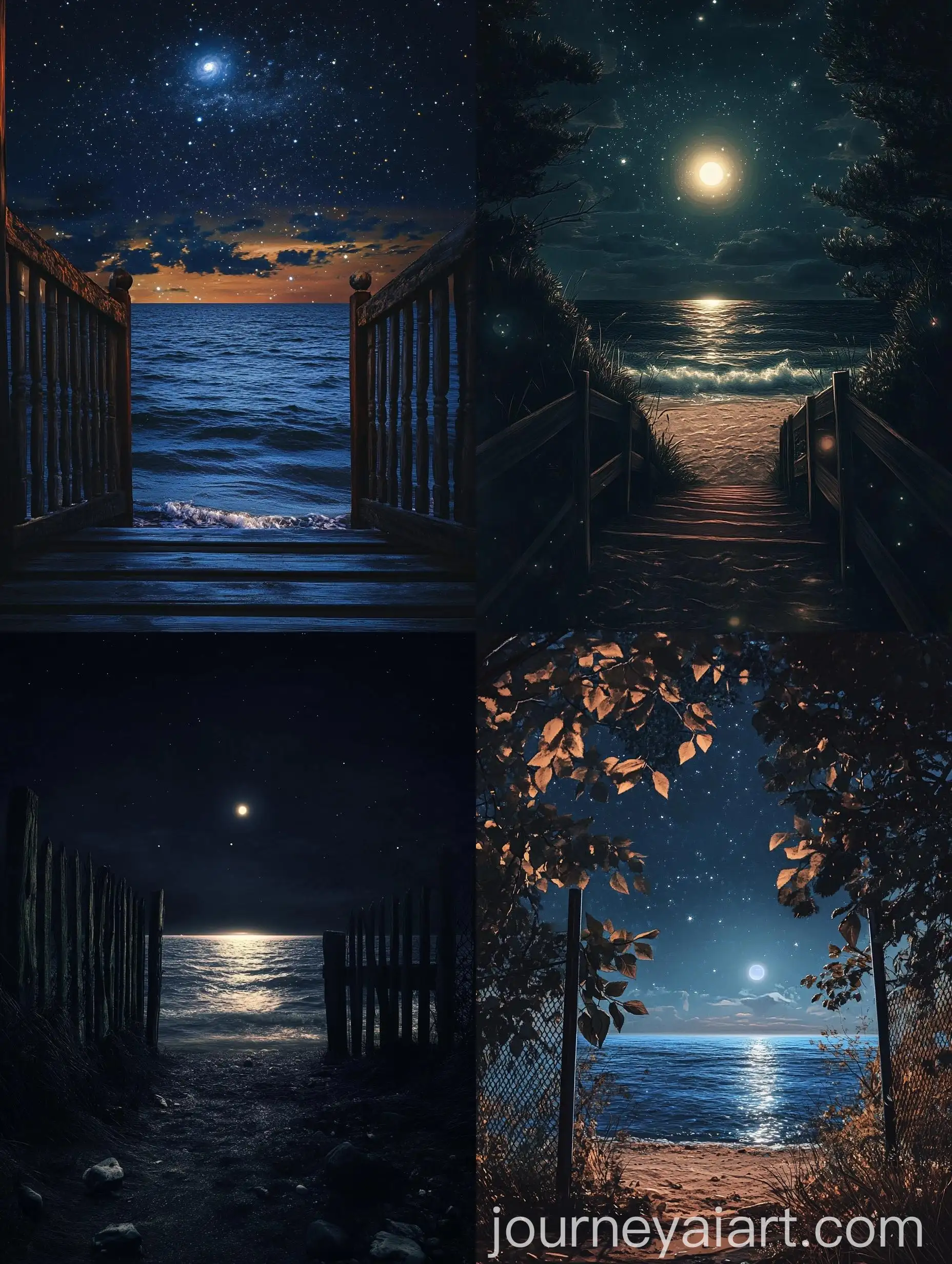 Nighttime-Sea-View-with-Jupiter-and-Mars-Light