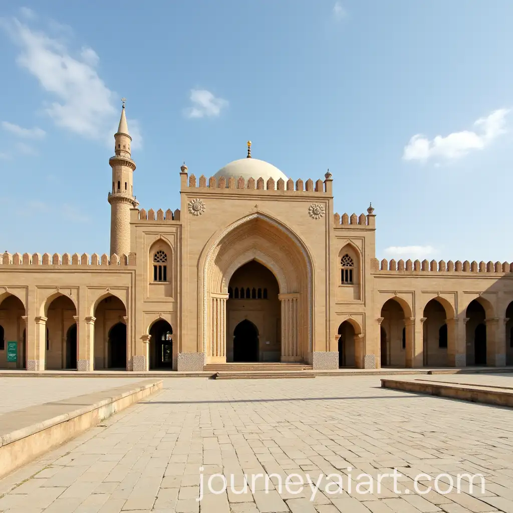 Amr-Ibn-AlAas-Mosque-in-Cairo-at-Sunset