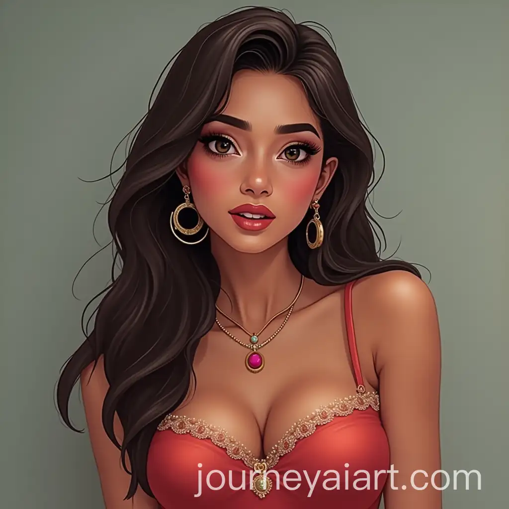 Portrait-of-a-24YearOld-Punjabi-Indian-Girl-in-Traditional-Clothing