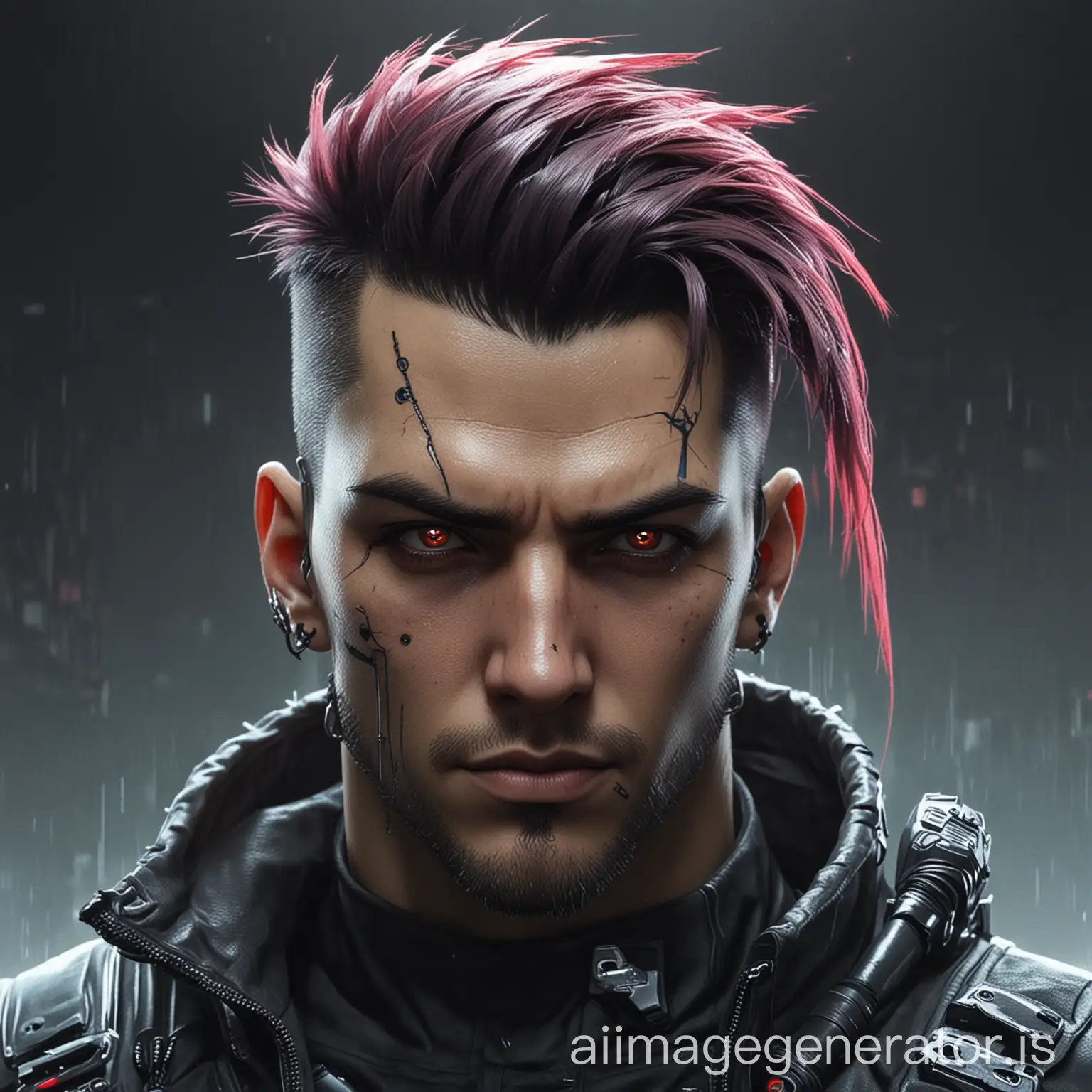 Cyberpunk-Man-with-Gradient-Background-and-Hairstyle