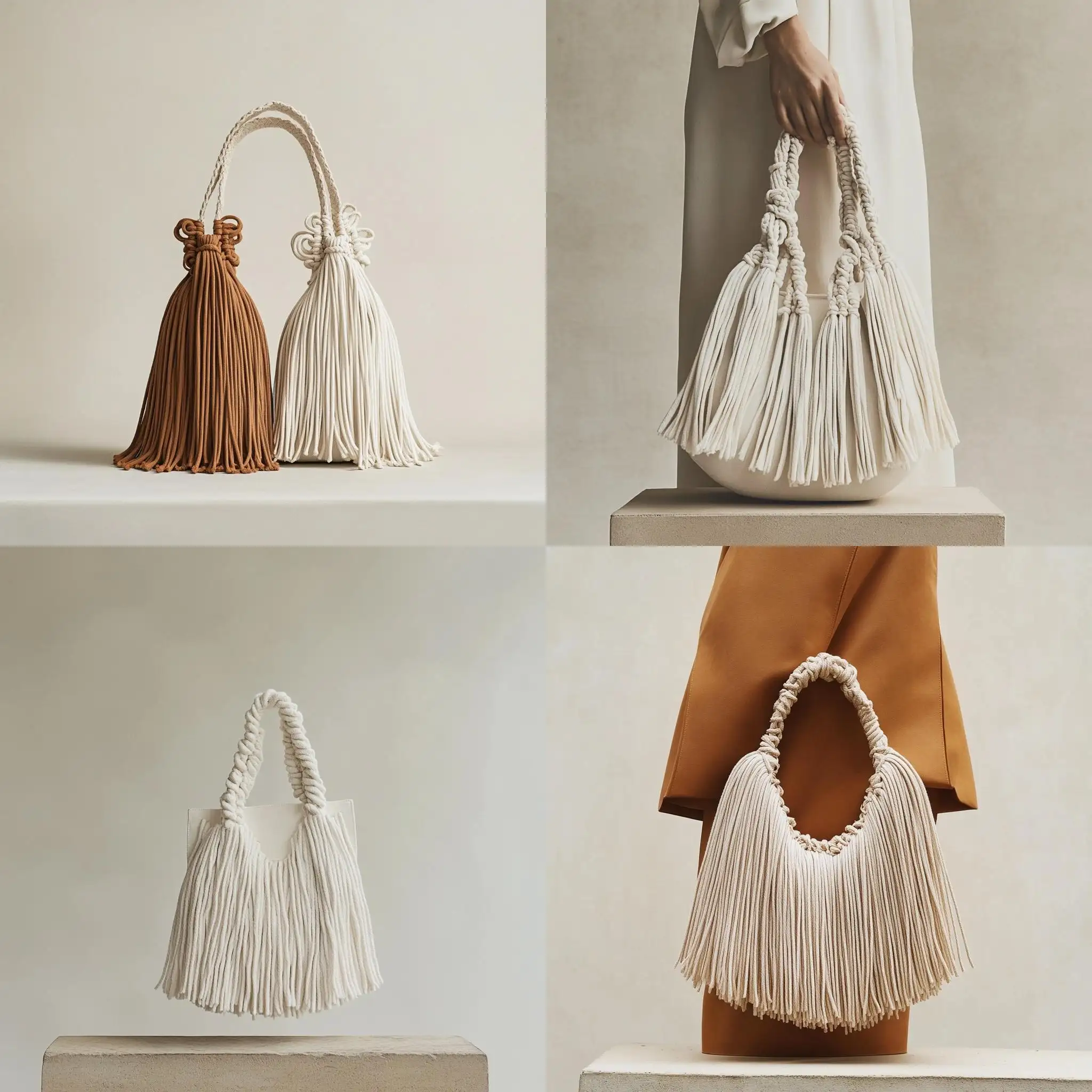 Contemporary-Minimal-Fringes-and-Knots-Bags