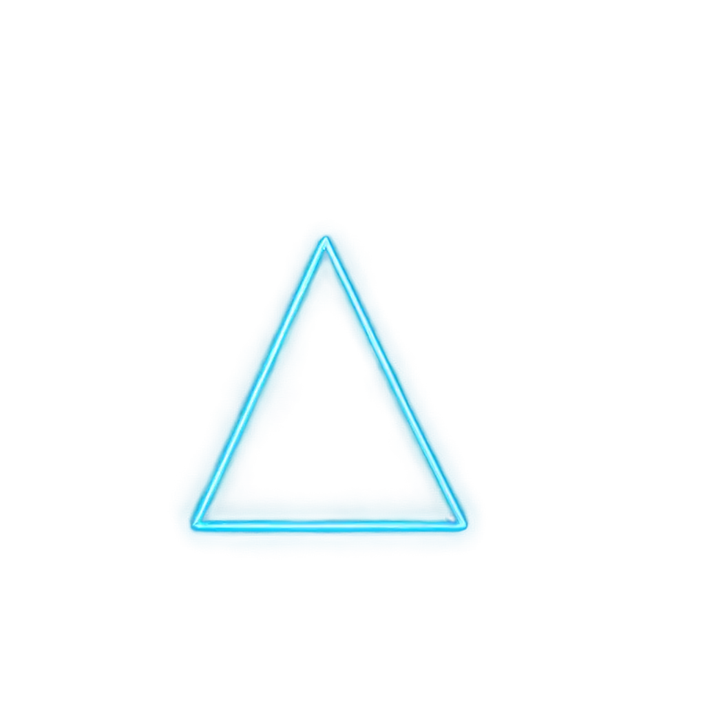 Glowing-Neon-Triangle-PNG-Create-Stunning-Visuals-with-Blue-Color-Illumination