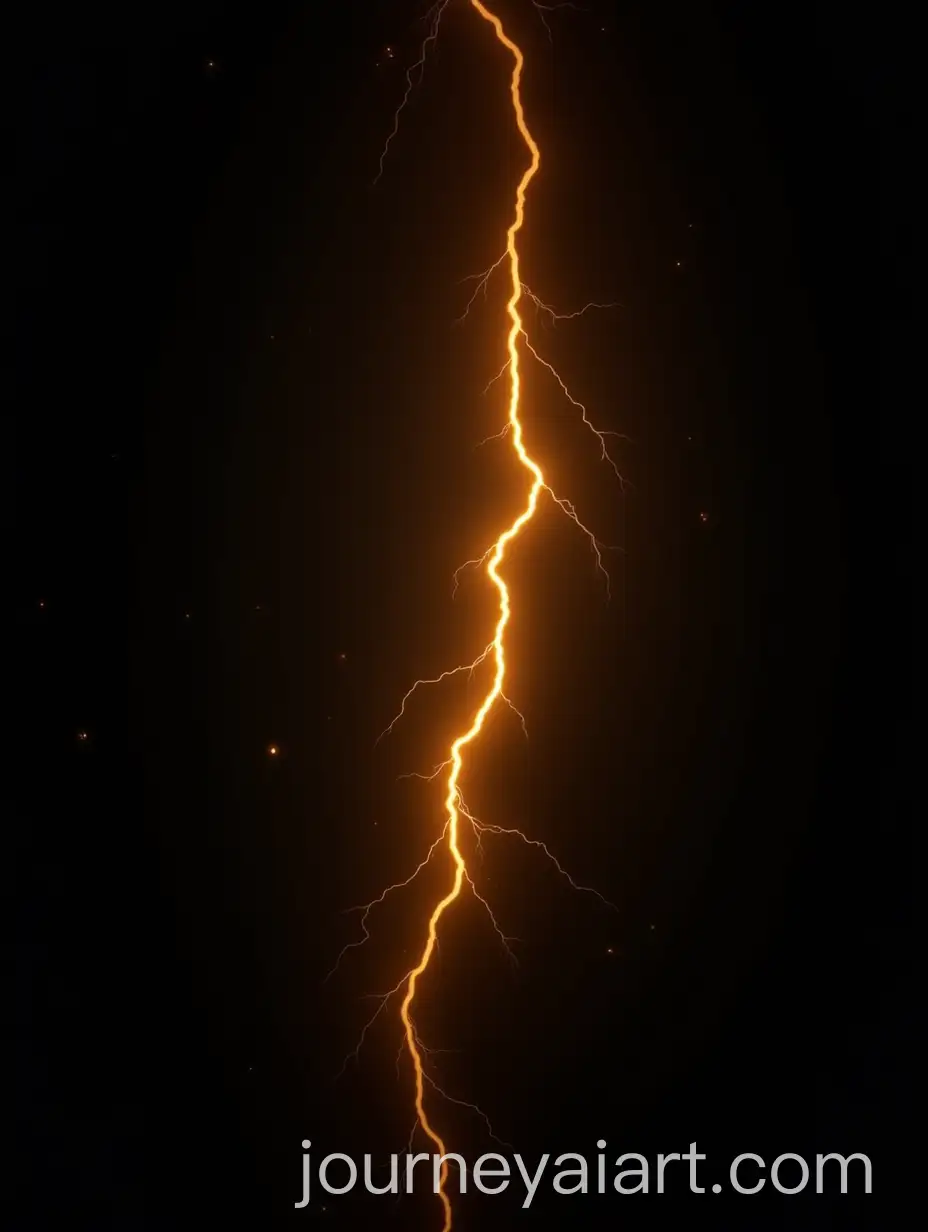 GoldenAI-Image-Prompt-Expansion-Lightning-Bolt-Striking-Through-PitchBlack-Background