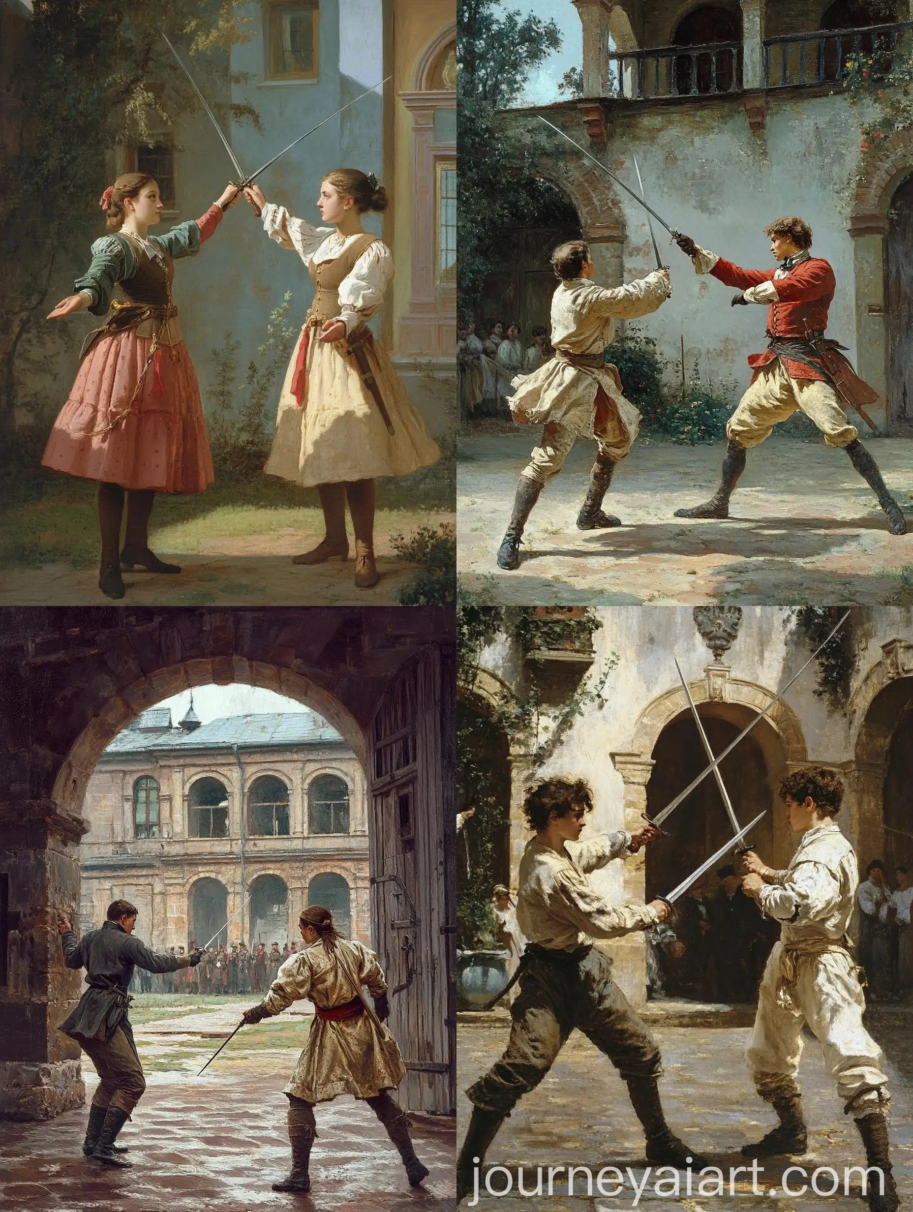 Young-Russian-Fencers-Training-at-an-18th-Century-Academy