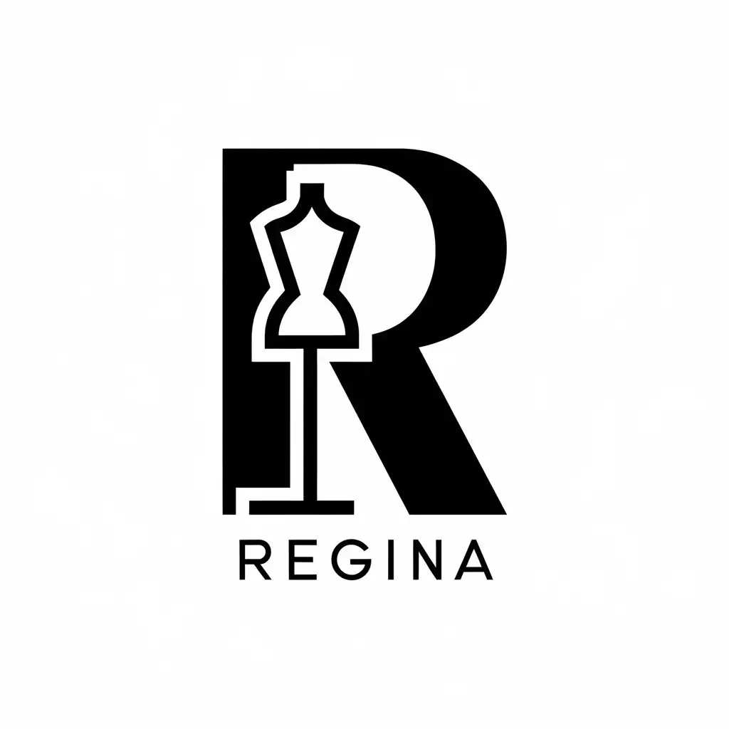 LOGO-Design-For-Regina-Fashion-Vector-Logo-with-Moderate-Style