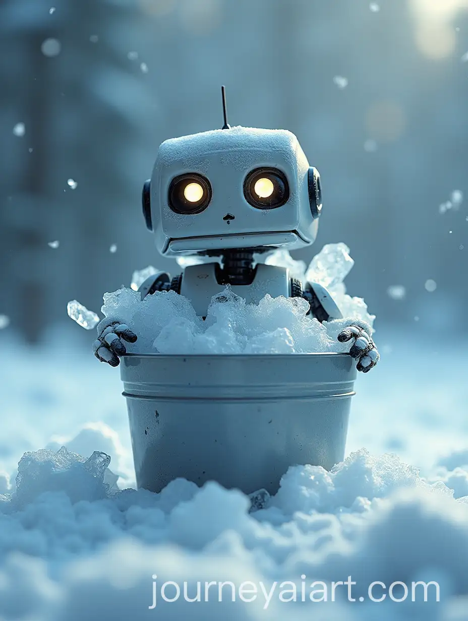 Robot-Inside-a-Bucket-of-Ice