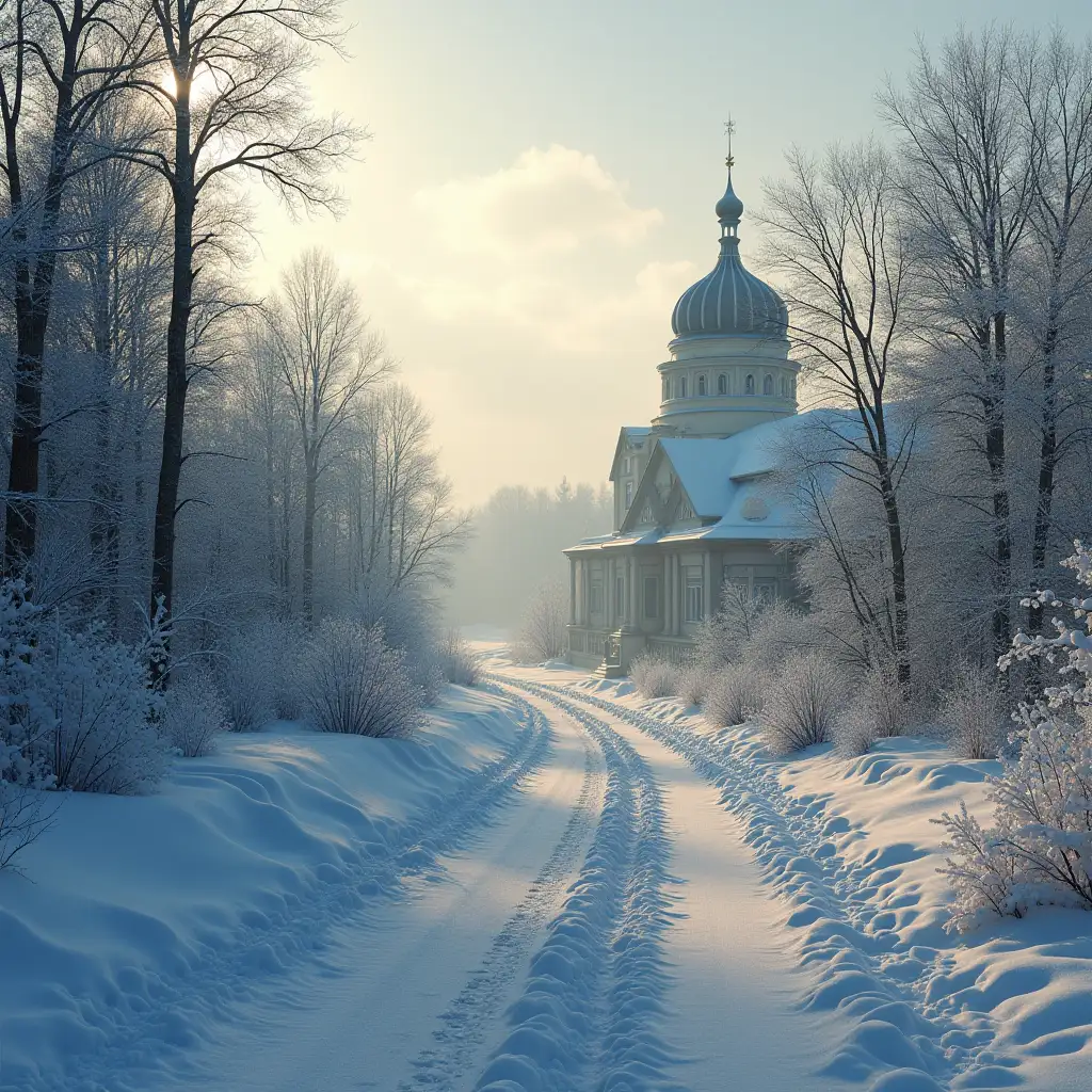 november in russia photograph realistic