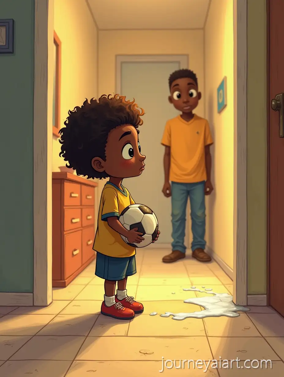 Congolese-Childs-Soccer-Dream-Shattered-withDreams-Burst-in-Hallway-Angry-Mother-and-Spitting-Brother