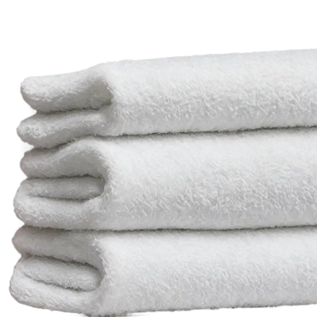 HighQuality-PNG-Image-of-a-Stack-of-White-Towels-for-Versatile-Applications