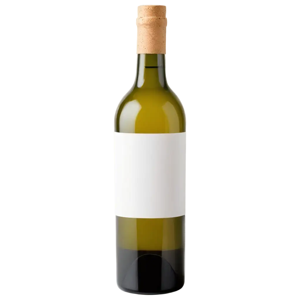 Realistic-Vine-Bottle-with-White-Label-and-Wooden-Cork-PNG-Image