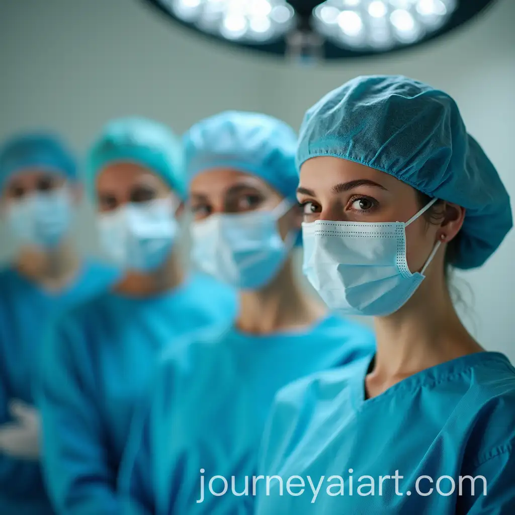 Surgical-Nurses-Wearing-Duckbill-Masks-in-Operating-Room
