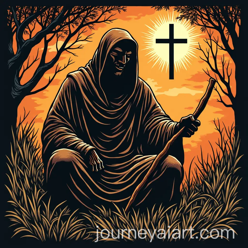 Malakat-Pencabut-Nyawa-in-Woodcut-Biblical-Style-with-Eerie-Vector-Art