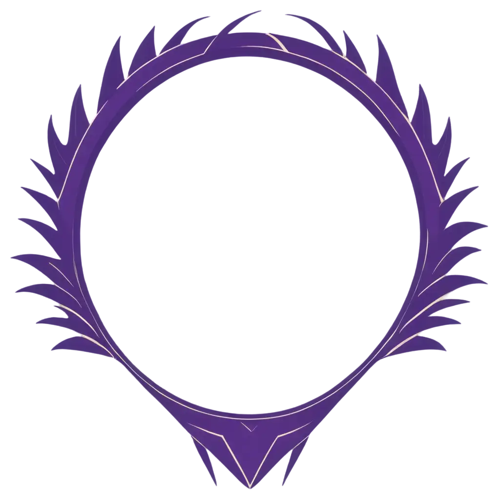 Stunning-Purple-Circular-Draconic-Clan-Logo-HighQuality-PNG-for-Versatile-Use