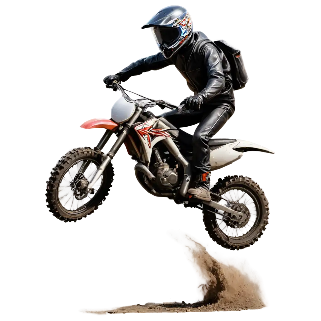 Cartoon-Biker-Drifting-Dirtbike-PNG-Image-Dynamic-Action-Scene-with-Helmeted-Rider