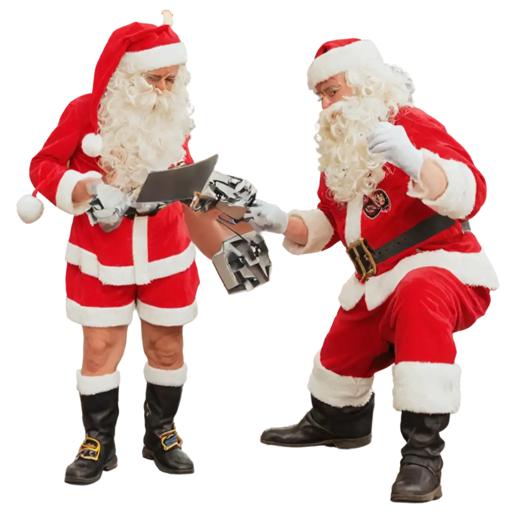 Santa-Claus-Playing-Game-PNG-HighQuality-Image-for-Festive-Fun-and-Digital-Use