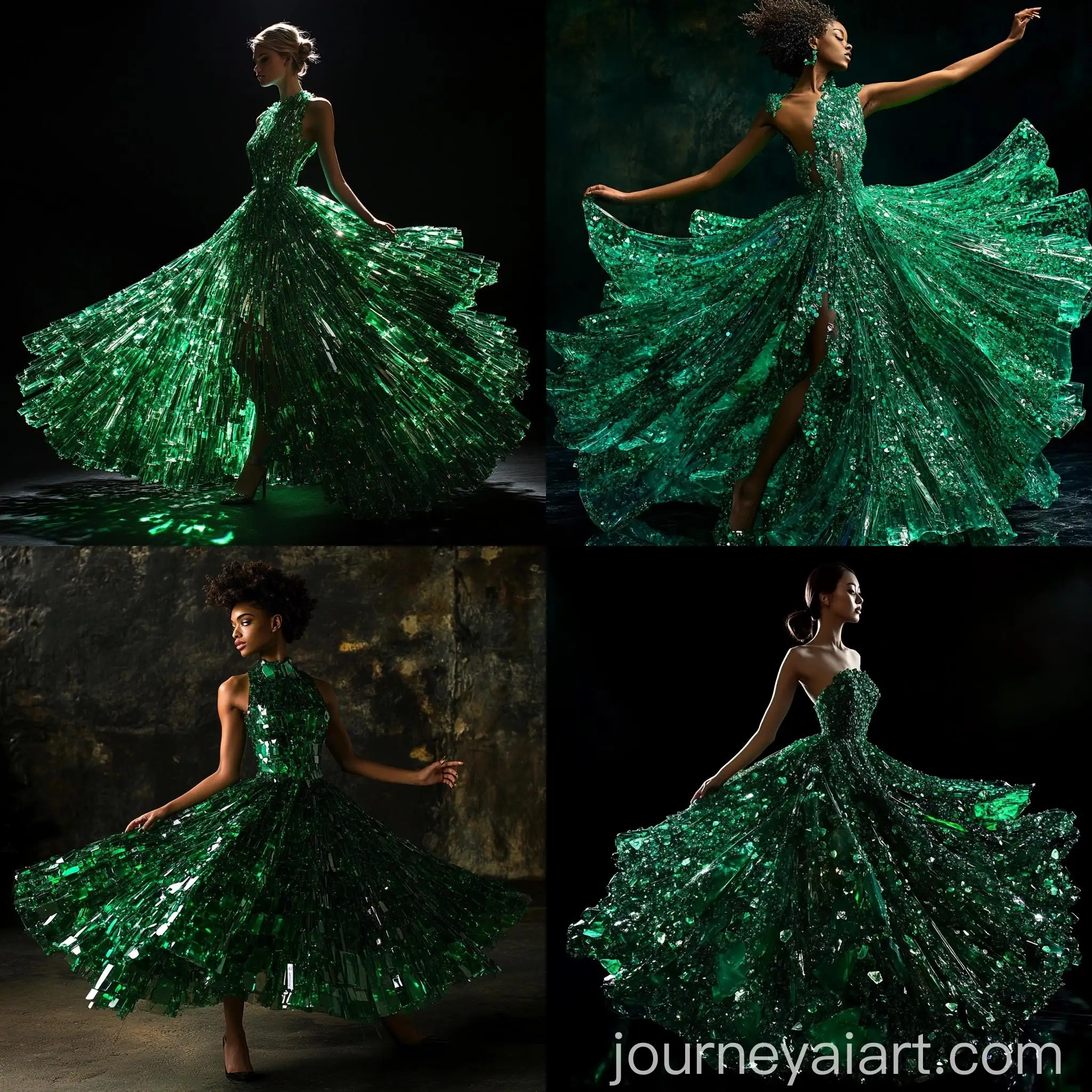 Emerald-Dress-Fashion-Magazine-Shooting-Style