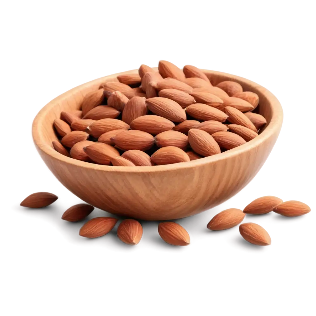 Almond-in-Wooden-Bowl-PNG-Image-HighQuality-and-Versatile-for-Various-Uses